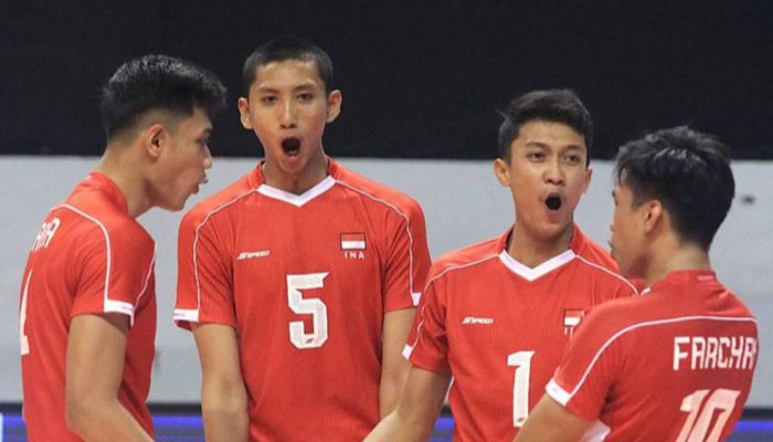 Timnas Voli Putra Indonesia U-21 Tumbangkan Tunisia di Kejuaraan Dunia