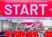 Suparma Tanam Pohon Kluwih, Tebar Benih Ikan Lokal Lestarikan Kali Surabaya