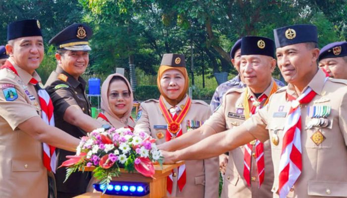 Khofifah Ajak Pramuka Jatim Jadi Agen Perubahan Bangsa