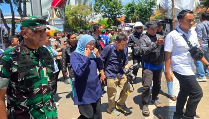 Khofifah Terbitkan SE Cegah Gangguan Keamanan Jatim, Surabaya Daring Sampai Kondusif