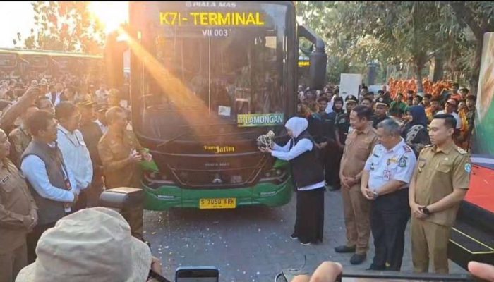 Gubernur Khofifah Luncurkan Trans Jatim Koridor VII Rute Lamongan–Paciran, Gratis Tujuh Hari!