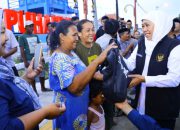 Khofifah Tinjau Program Penanganan Kawasan Kumuh Terpadu di Mojokerto, Jawa Timur