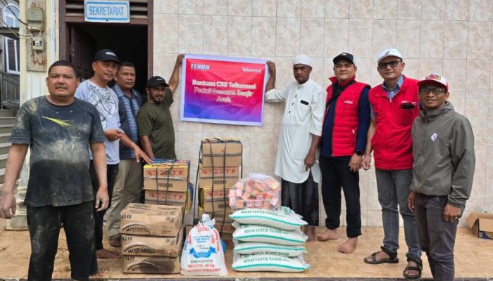 Telkomsel Percepat Pemulihan Jaringan dan Salurkan Bantuan Sosial di Aceh, Sumut, dan Sumbar