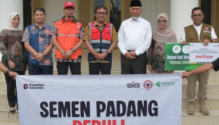Banjir dan Longsor di Sumatra, SIG Hadir dengan Tim Reaksi Cepat dan Bantuan Logistik