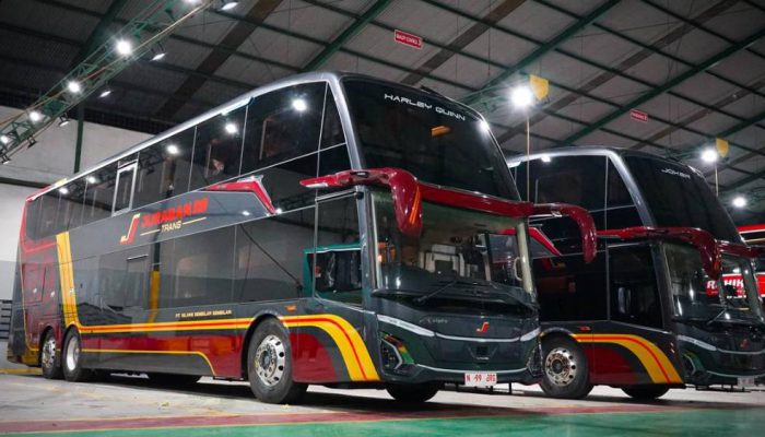 Juragan 99 Trans Hadirkan “Joker” & “Harley Quinn”: Standar Baru Bus Double Decker Premium di Indonesia