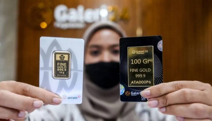 Harga Emas Antam di Pegadaian Naik Rp39.000, 1 Gram Tembus Rp2,84 Juta