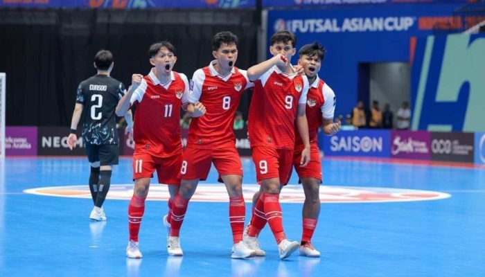 Kemenangan Telak 5-0 Antar Timnas Futsal Indonesia ke Puncak Klasemen