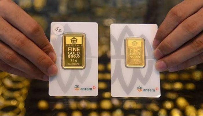 Harga Emas Antam Naik Rp50.000, Tembus Rp2.954.000 per Gram