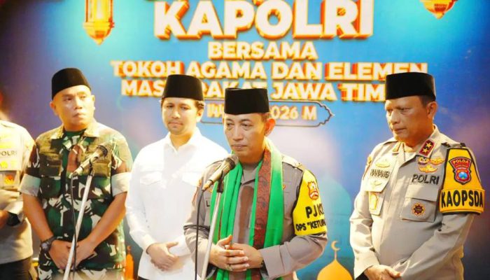 Kapolri di Mapolda Jatim: “Jangan Paksa Cepat, Utamakan Keselamatan agar Lebaran Paripurna”