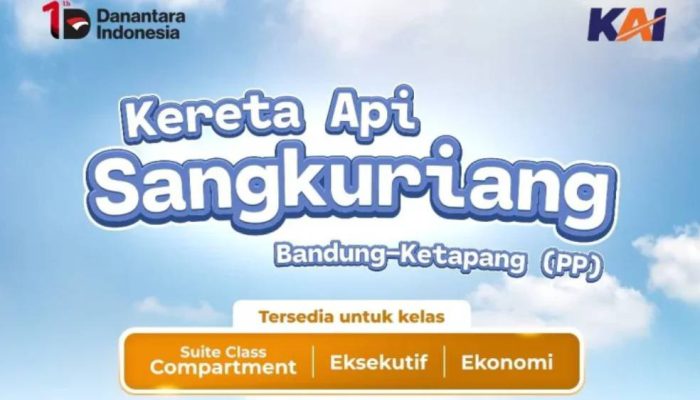 Hubungkan Bandung-Banyuwangi Tanpa Transit, KAI Resmi Luncurkan KA Sangkuriang