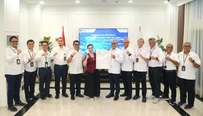 ISO 55001 Perkuat Posisi PGN sebagai Pengelola Infrastruktur Gas Nasional