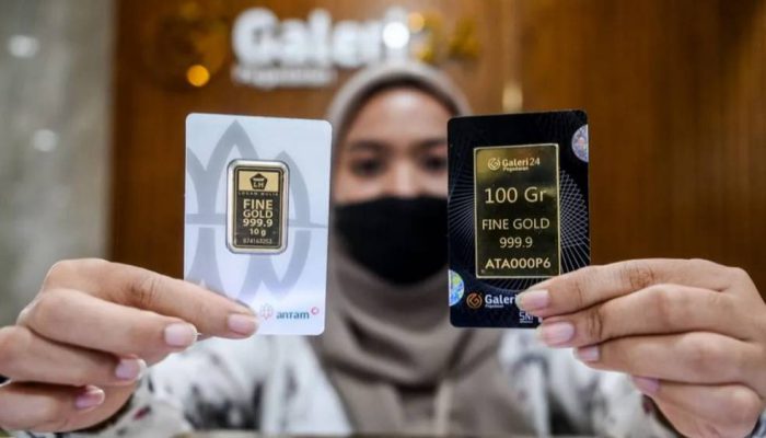 Harga Emas Galeri24 Turun Rp8.000, UBS Ikut Melemah di Pegadaian