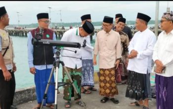 Dari 13 Titik Rukyat di Jatim, Hilal Hanya Terlihat di Lamongan