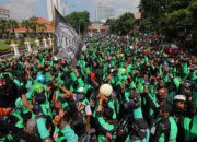 Ribuan Driver Ojol Jatim Siap Kepung Surabaya Besok, Tuntut UU Transportasi Online