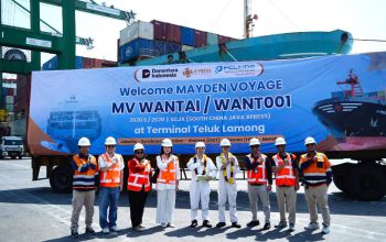 SCJX X-Press Feeders Resmi Beroperasi di Teluk Lamong, Tingkatkan Konektivitas Perdagangan ke Tiongkok