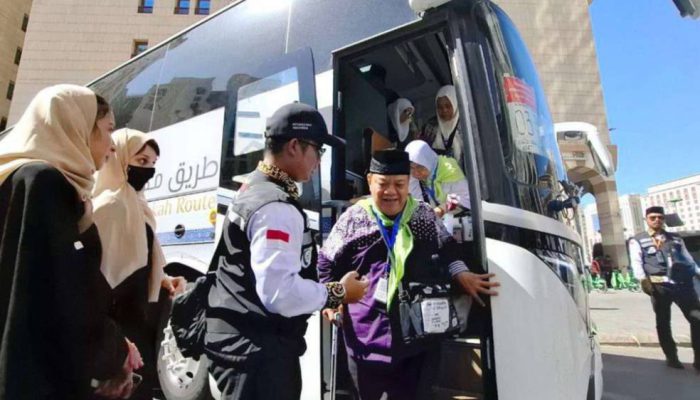 5.499 Jemaah Haji Indonesia Gelombang Kedua Mulai Diberangkatkan ke Madinah
