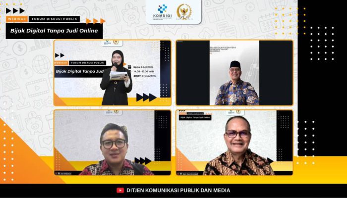 Komdigi Gandeng DPR RI Ajak Masyarakat Lawan Judi Online Lewat Literasi Digital