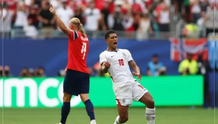 Bellingham Borong Dua Gol, Inggris Depak Norwegia 2-1 Lewat Babak Tambahan