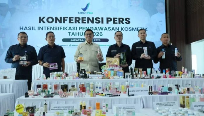 BPOM Temukan 2,1 Juta Kosmetik Ilegal, Pengawasan Peredaran Diperketat