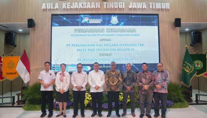 Kejati Jatim-PGN Teken MoU, Perkuat Tata Kelola dan Kepastian Hukum Infrastruktur Gas Bumi