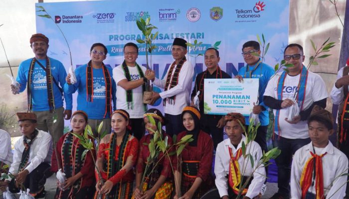 TelkomGroup Tanam 20 Ribu Mangrove, Dukung Pesisir Tangguh dan Berkelanjutan
