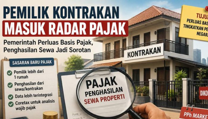 Pemerintah Sasar Pajak Rumah Kontrakan dan Properti Sewa Mulai 2027