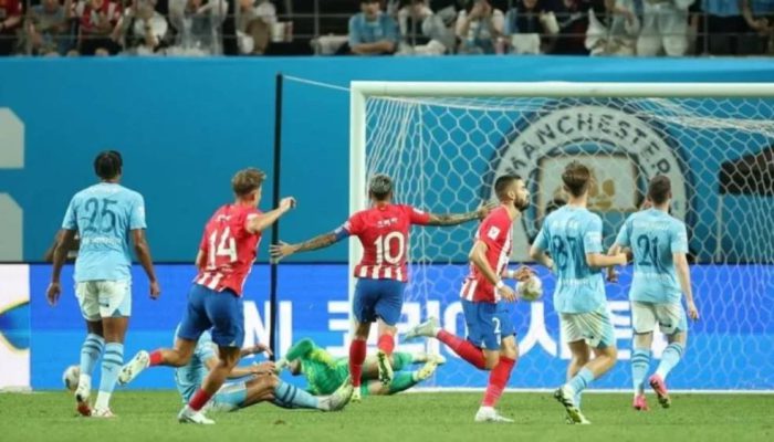 Bungkam Atletico Madrid 3-1, Manchester City Tutup Tur Pramusim dengan Manis