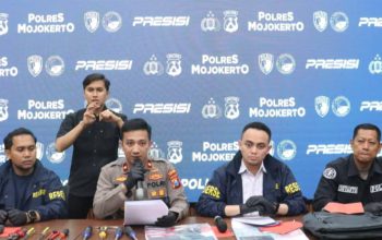 Polres Mojokerto Bongkar Sindikat Curat Antarpulau, Brankas UAC Dibobol Rp1,4 Miliar