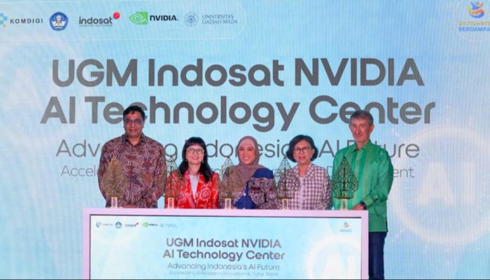 Kemkomdigi, Indosat, NVIDIA dan UGM Resmi Buka Pusat Teknologi AI