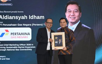 Strategi Komersial PGN Perluas Pasar Gas Bumi, Aldiansyah Idham Raih Best CMO Award 2026