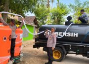 Kekeringan Kabupaten Malang, Polres Salurkan 35 Ribu Liter Air Bersih ke Dua Kecamatan